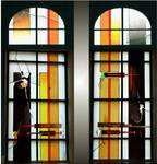 Schreiter-Fenster in der Kapelle in Heidelberg